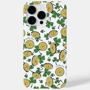 Coque Pour Pour iPhone 14 Pro Max Green and Gold St Patrick's Lucky You Shamrock