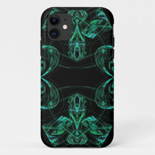 Coque iPhone 11 Green & Black iPhone 5 Coque-Mate à peine là
