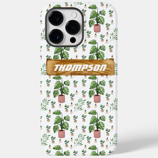 Coques Case-Mate iPhone Green fresh Plant Lovers (Verso)