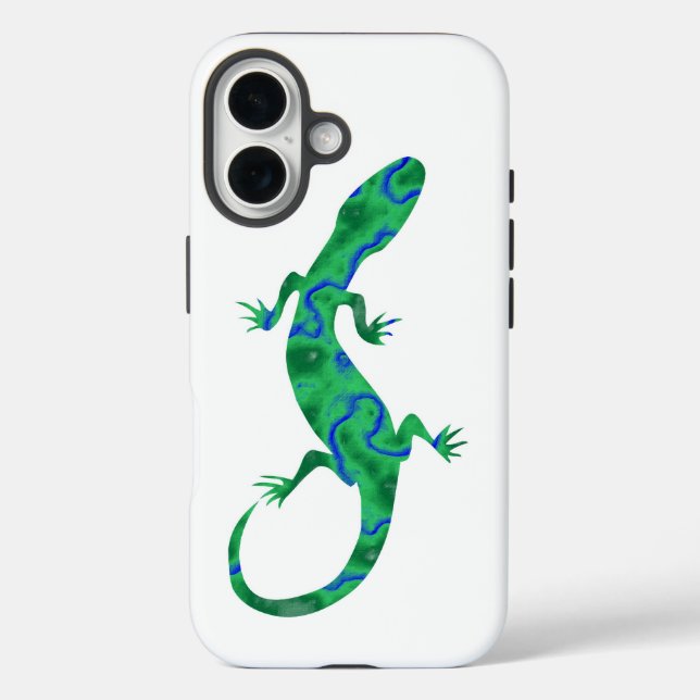 Coques Case-Mate iPhone Green Gecko (Verso)