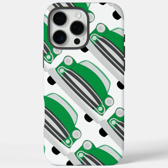 Coques Case-Mate iPhone Green Mean Retro Voiture Boy's Birthday (Verso)
