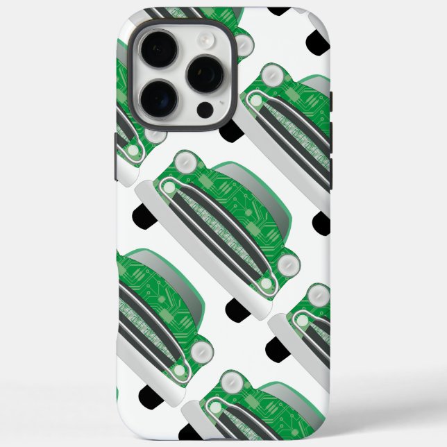 Coques Case-Mate iPhone Green Mean Retro Voiture Boy's Birthday (Verso)