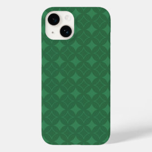 Coque Pour iPhone 14 Green Shippo motif