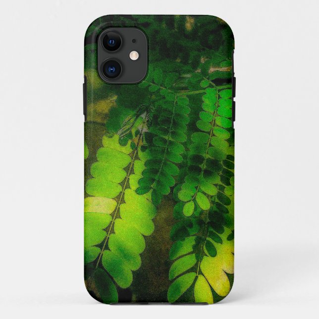 Coques Case-Mate iPhone Greens feuillus (Dos)