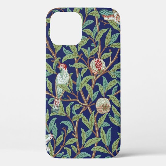 Coques Case-Mate iPhone Grenade et petit oiseau, William Morris (Verso)