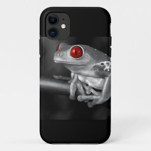 Coque Case-Mate Pour iPhone Grenouille d'arbre observée par rouge
