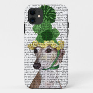 Coques Pour iPhone Greyhound dans Green Knitted Casquette 2