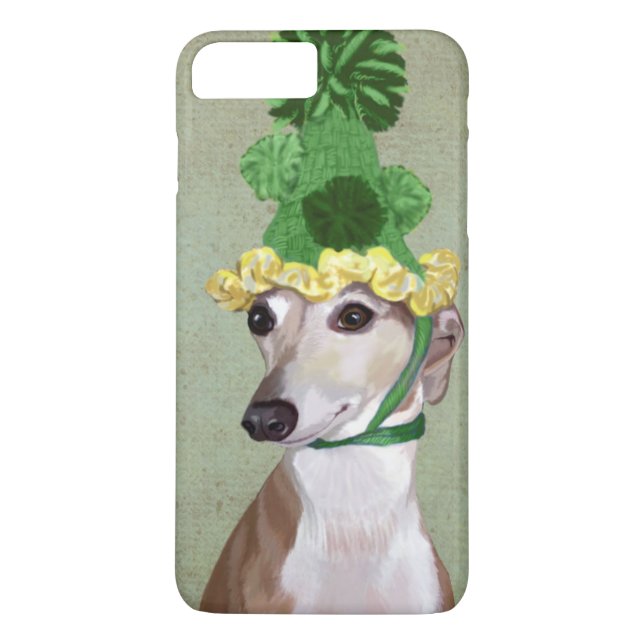 Coques Case-Mate iPhone Greyhound en Casquette vert (Dos)
