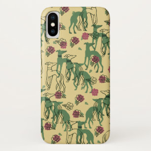 Case-Mate iPhone Case Greyhounds et Rose Greyhound Rose Printemps Motif