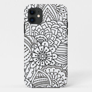 Etui iPhone Case-Mate Griffonnage de conception de fleur