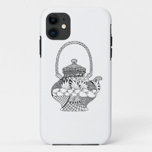 Coque iPhone 11 Griffonnage de théière