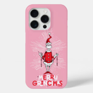 Coque iPhone 15 Pro Grille Joyeux Grinchmas