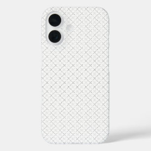 Coques iPhone 16 Grille transparente PNG Superposition de texture