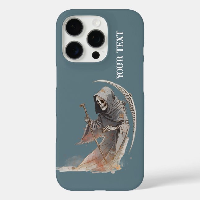 Coques Case-Mate iPhone Grim Reaper Scythe iPhone 16 Pro Coque. (Verso)