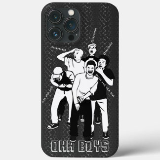 Case-Mate iPhone Case gris blanc noir RIRE OHH GARÇONS