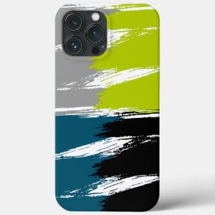Case-Mate iPhone Case Gris de citron vert noir blanc brosse à brosse