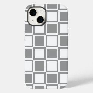 Coques Pour iPhone Gris Gras Carrés