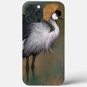 Case-Mate iPhone Case Gris Gris Grue Crowned Crane Bird