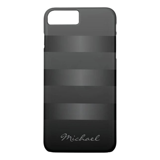 Coques Case-Mate iPhone Gris noir Motifs hommes (Dos)