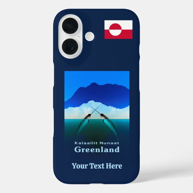 Coques Case-Mate iPhone Groenland - Narwhal (Verso)