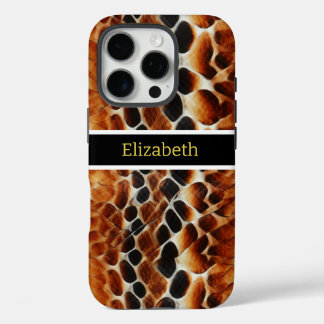 Coques iPhone 16 Pro Gros plan de motifs venimeux de serpent