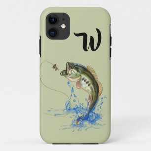Case-Mate iPhone Case Grosse Bouche Poisson Poisson Sauter Monogramme