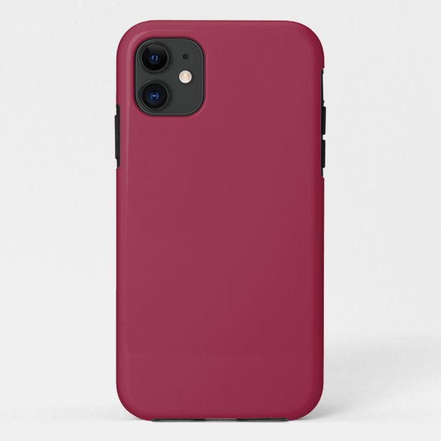 Coques Case-Mate iPhone Grosse goutte de rubis (uni) (Dos)