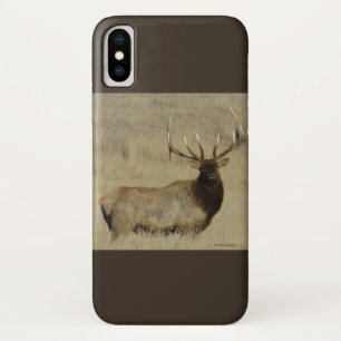 Coque iPhone X Grosse taureau d'Elk E30
