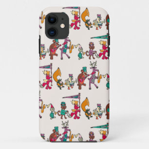 Coque iPhone 11 groupe de marche des animaux