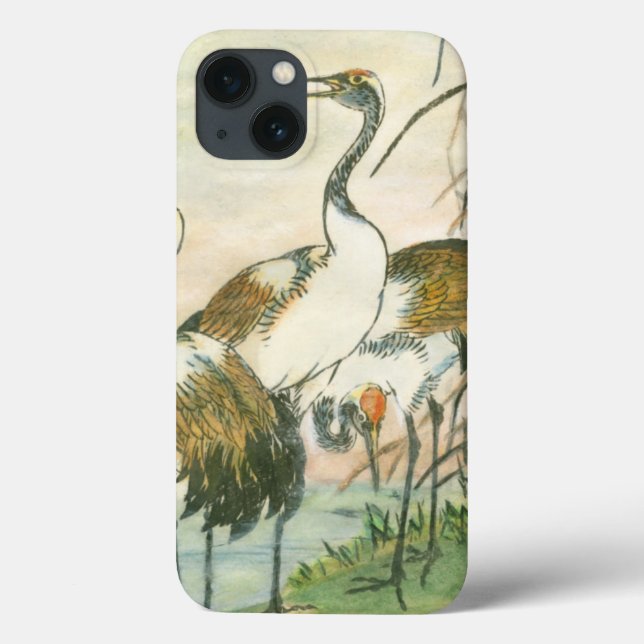 Coques Case-Mate iPhone Grues orientales au bord de l'eau (Verso)