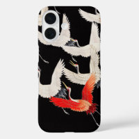 Grues volantes : Japonais Bird Kimono Art