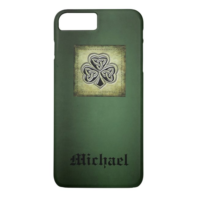 Coques Case-Mate iPhone Grundge shamrock irlandais chanceux et branché per (Dos)