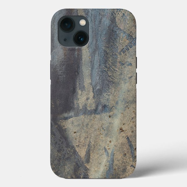 Coques Case-Mate iPhone Grungy Conception d'ardoise Abstraite (Verso)