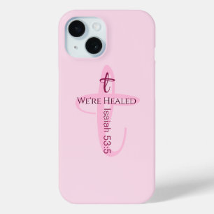 Coque Pour iPhone 15 Guéri par la Bible de Jésus contre la foi chrétien