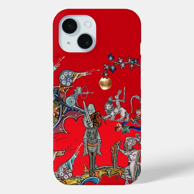 COQUES Case-Mate iPhone GUERRE BESTIAIRE MÉDIÉVALE, CHEVALIERS, ESPACES GÉ (Verso)