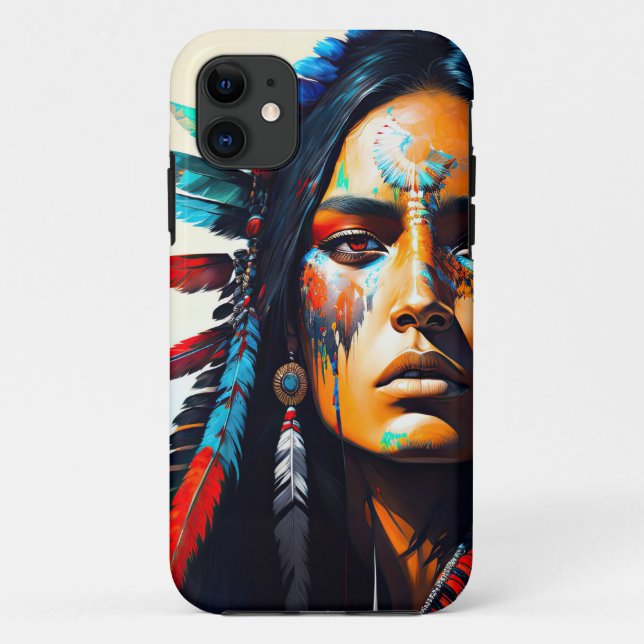 Coques Case-Mate iPhone Guerrier autochtone 7 (Dos)