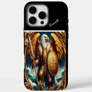 Coques iPhone 16 Pro Max Guerrier d'aigle d'or