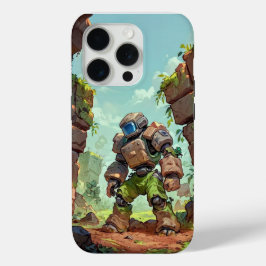 Coque iPhone 15 Pro Guerrier de pierre