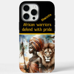 Coques iPhone 16 Pro Max Guerrière à la force du lion