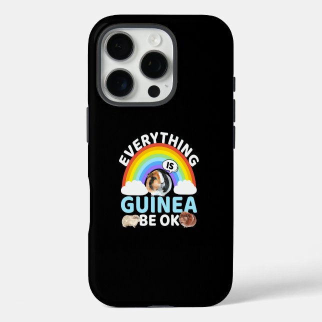 Coques Case-Mate iPhone Guinée Pig - Guinée Soyez OK, Encouragement (Verso)