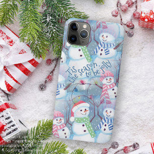 Case-Mate iPhone Case Guirlande lumineuse de Noël avec des bonhommes de 