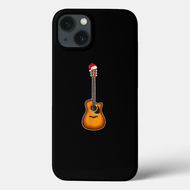 Coques Case-Mate iPhone Guitar Santa Hat (Verso)