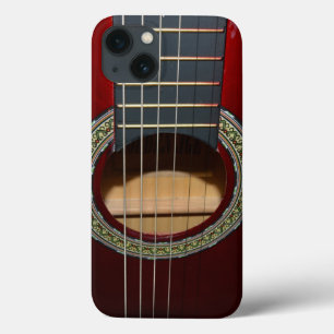 iPhone 13 Case Guitare classique Brown,