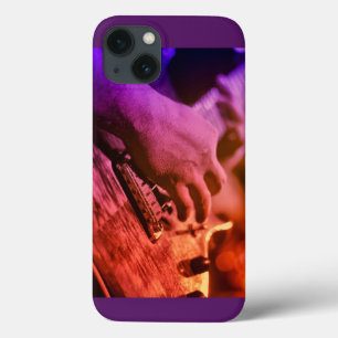 iPhone 13 Coque Guitare tapotant le pourpre