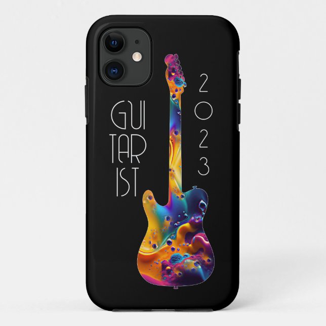 COQUES Case-Mate iPhone GUITARISTE 2023 CADEAU DE BANDE DE GUITARISTE COLO (Dos)