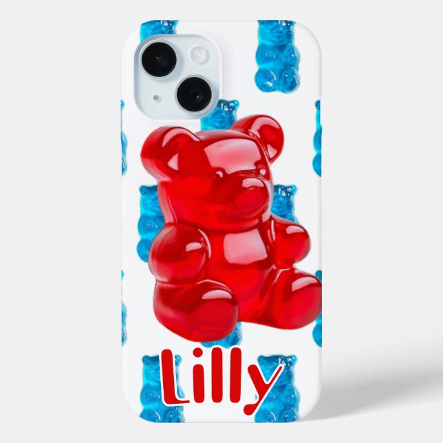 Coques Case-Mate iPhone Gummy Jelly  (Verso)