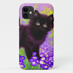 Case-Mate iPhone Case Gustav Klimt Black Kitten