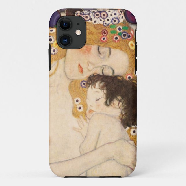 Coques Case-Mate iPhone Gustav Klimt Mère Et Enfant (Dos)