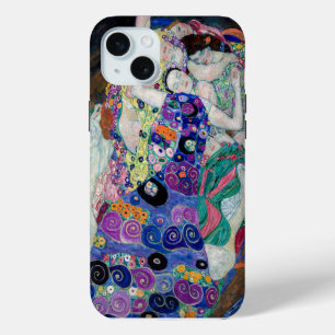 Coque iPhone 15 Mini Gustav Klimt Peindre La Vierge