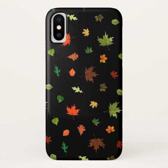Coques Case-Mate iPhone Gusty Automne Days Feuille Motif (Dos)